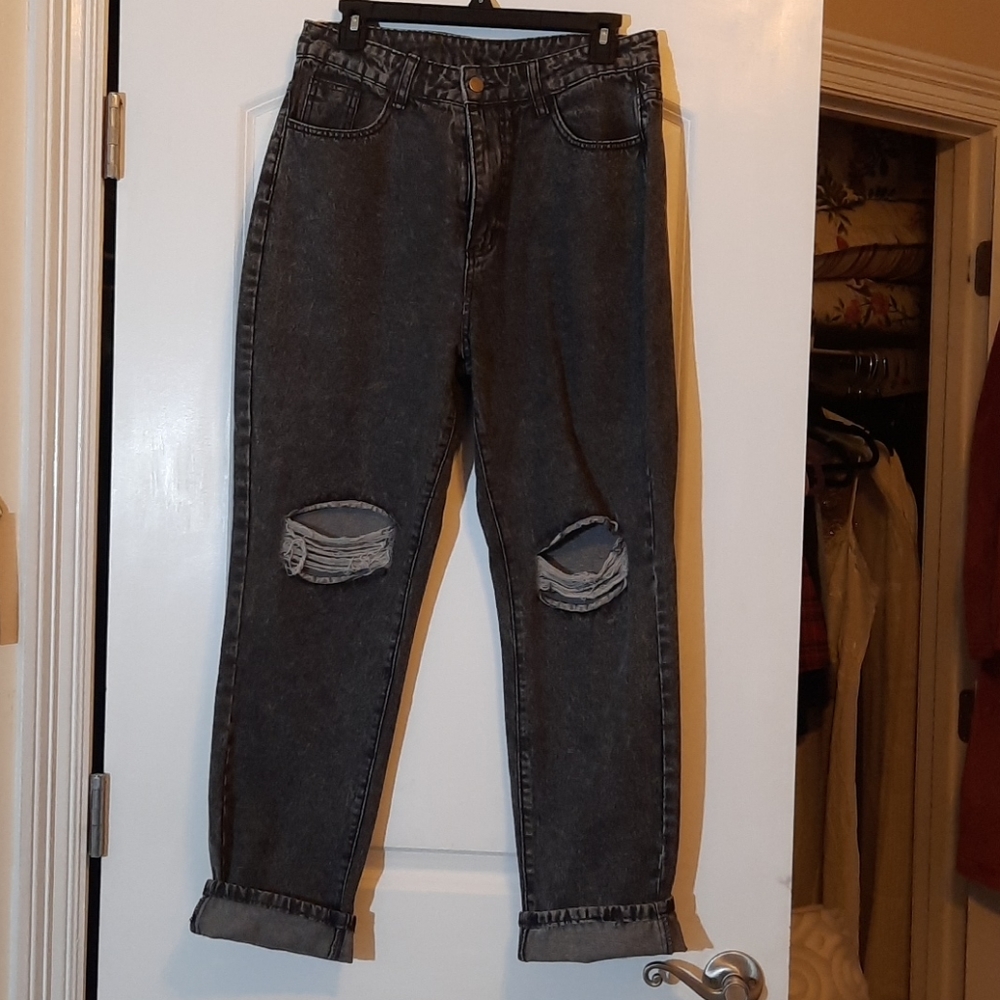 Romwe Dark Wash Jeans
